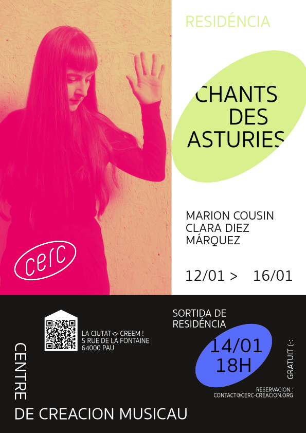 Sortie de résidence Chants des Asturies - CERC