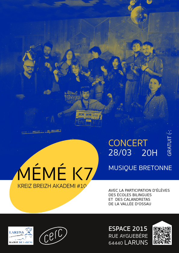 Concert Mémé K7 - Kreiz Breizh Akademi - Laruns